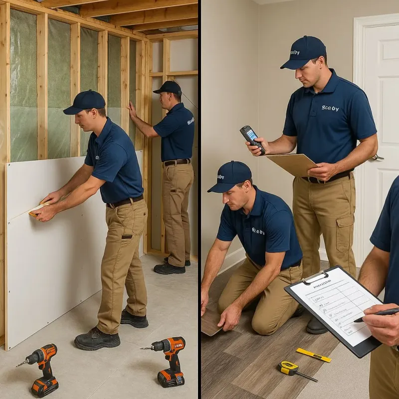 Repairs and Reconstruction process in Glassmanor, MD